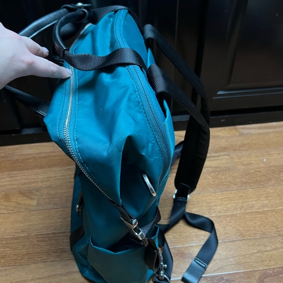 Samsonite x SJP Teal and Black Glitter Backpack - Picture 2 of 8